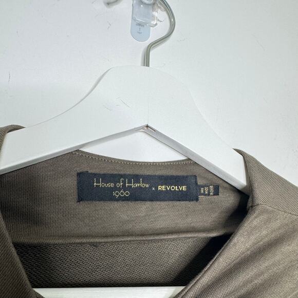 HOUSE OF HARLOW | Marcena Front Tie Sweatshirt | XXS - Picture 5 of 5